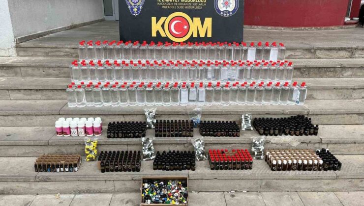 Adana’da 300 litre kaçak etil alkol ele geçirildi