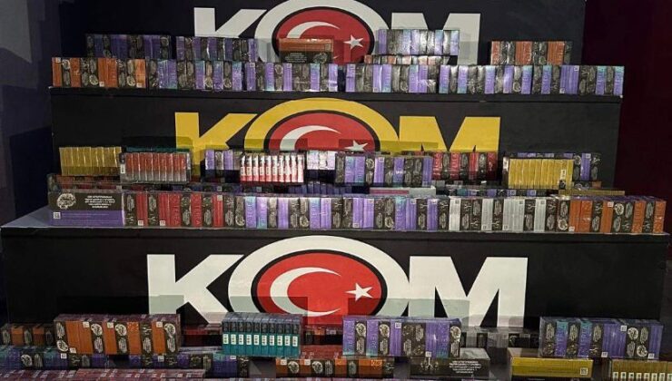 Adana’da bin paket kaçak elektronik sigara kiti ele geçirildi