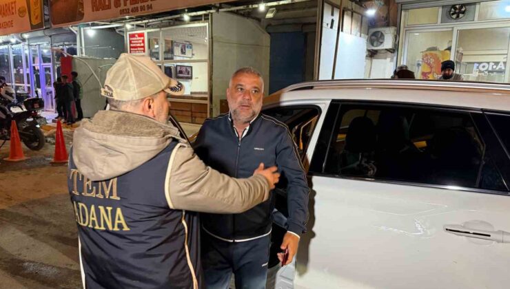 Adana’da helikopter destekli “Huzur ve Güven” uygulaması: 63 şüpheli yakalandı