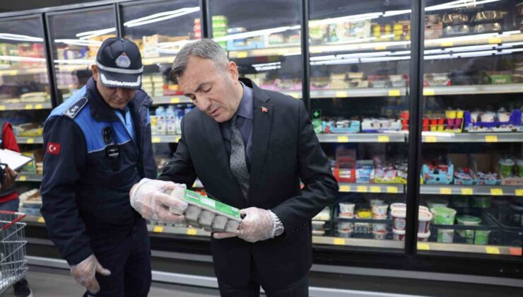 Akdeniz zabıtası zincir marketleri denetledi