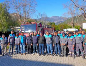 Alanya’da arazöz sürücülerine yangın eğitimi verildi