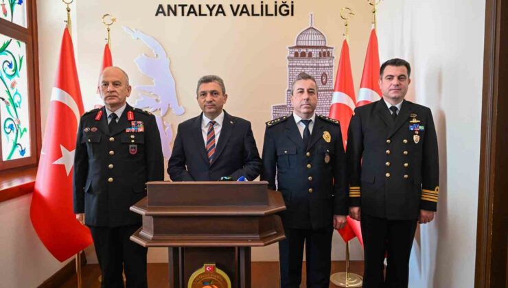 Antalya Valisi Hulusi Şahin: “2025’te denetimler yoğunlaşacak”