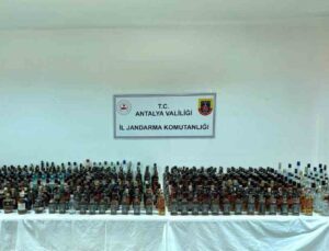 Antalya’da 5 bin litre kaçak/sahte alkol ele geçirildi