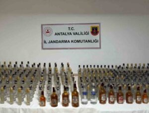 Antalya’da kaçak ve sahte alkol operasyonu