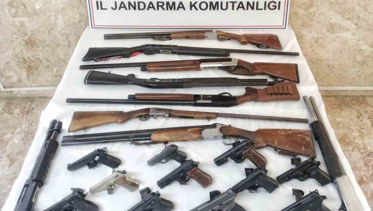 Antalya’da ruhsatsız silah operasyonu: 10 şüpheliye soruşturma