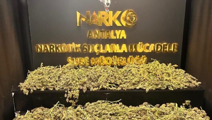 Antalya’da son 1 haftada 26 kilo uyuşturucu madde ele geçirildi