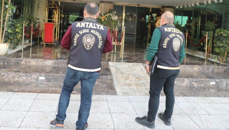 Antalya’da son 1 haftadaki asayiş olaylarında 228 şahıs tutuklandı