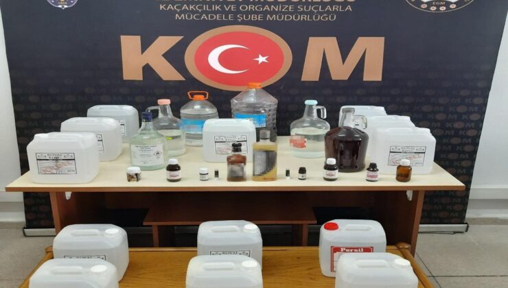 Burdur’da sahte alkol satan 8 şüpheliye adli işlem yapıldı