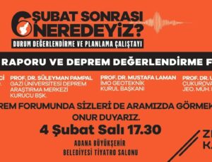 Büyükşehir’den 4 Şubat Salı günü Deprem Çalıştayı