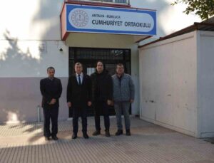 Cumhuriyet Ortaokulu’na kantin ve spor odaları kazandırıldı