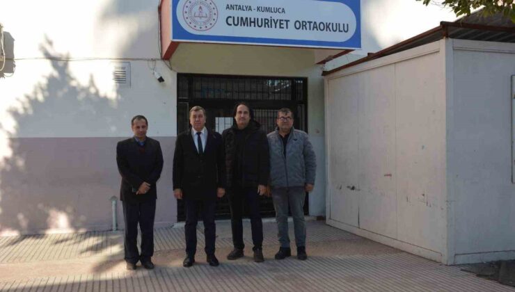 Cumhuriyet Ortaokulu’na kantin ve spor odaları kazandırıldı