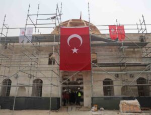 Depremde hasar alan Habib-i Neccar Camii, temmuzda ibadete açılacak