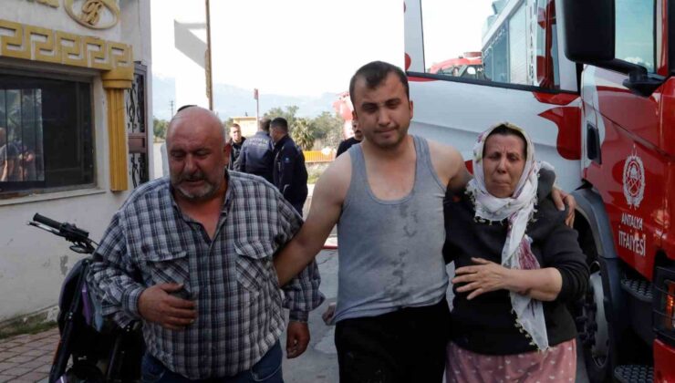Elektrikli ısıtıcıdan çıkan yangında anne-babasını son anda dışarı çıkardı
