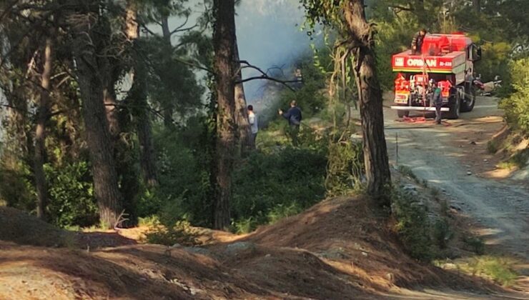 Hatay’da ormanlık alanda örtü yangını çıktı