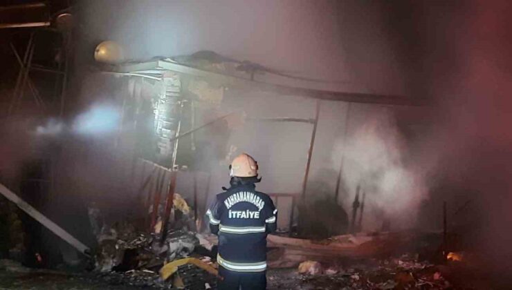 Kahramanmaraş’ta ev yangınında bir kişi öldü