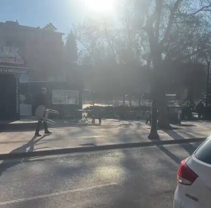 Kahramanmaraş’ta kavga anı kamerada