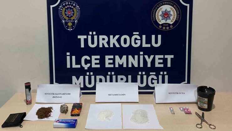 Kahramanmaraş’ta uyuşturucuya 3 tutuklama