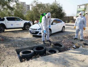 Kahramanmaraş’ta zararlılara karşı kış baskını