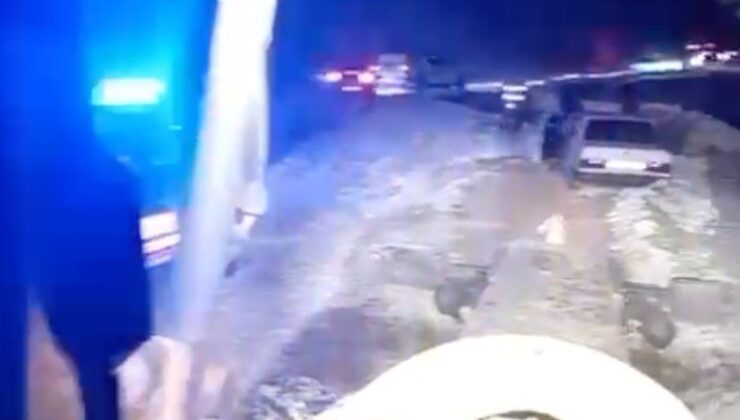 Karda mahsur kalan 9 kişi kurtarıldı