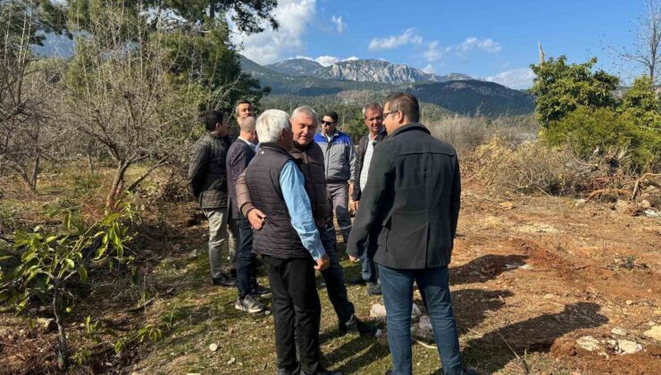 Kemer’de imar yolları açılmaya devam ediyor