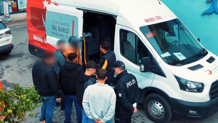 Mersin’de düzensiz göç ile mücadeleye yönelik huzur uygulaması