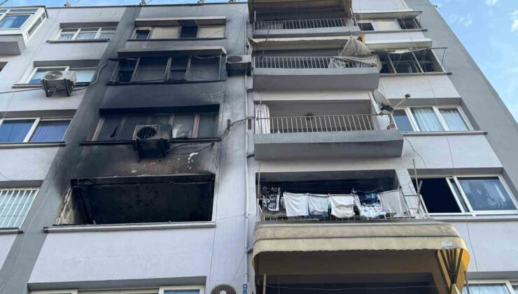 Mersin’de ev alev alev yandı, bir kişi hayatını kaybetti