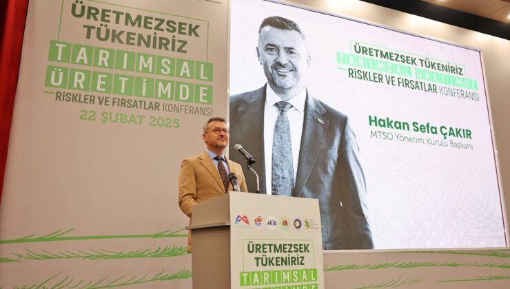 Mersin’de ’Üretmezsek Tükeniriz Tarım Konferansı’ düzenlendi