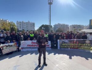 Motosiklet tutkunları ‘Motorcu Dostu Bariyer’ istedi