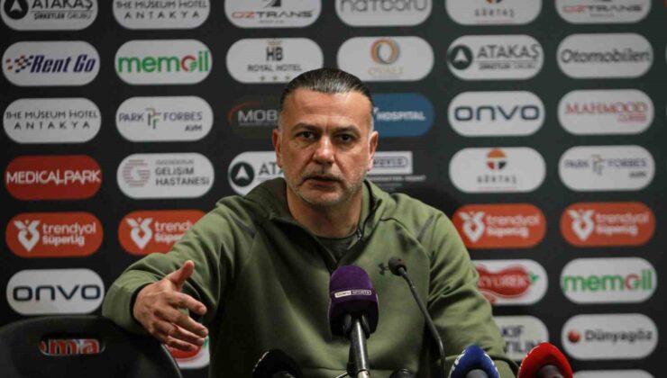Murat Şahin: “Galip gelmeyi istediğimiz bir maçtı”