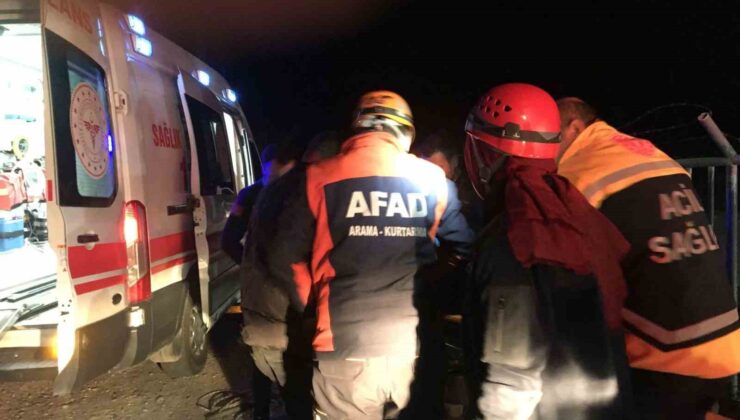 Osmaniye’de otomobil sulama kanalına devrildi: 1 yaralı