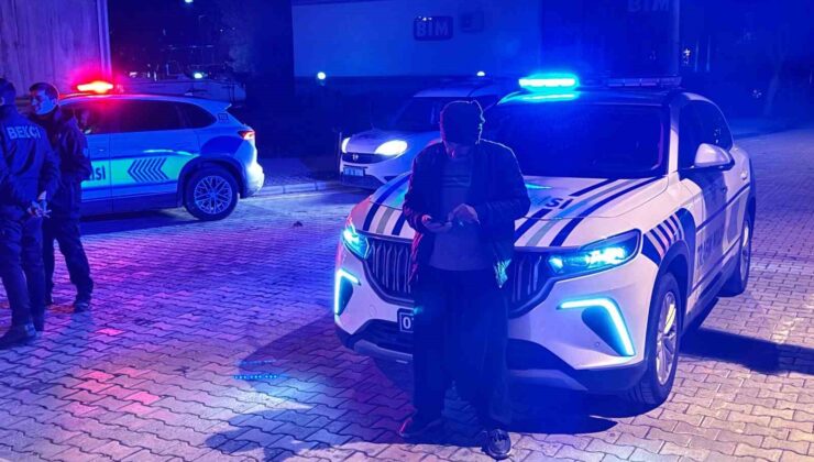 Polis aracına çarpan sürücü 3.74 promil alkollü çıktı