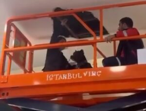 Polis AVM havalandırmasında bir gün boyunca hırsız aradı