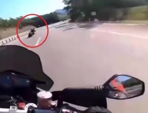 Polis memurunun hayatını kaybettiği kaza saniye saniye kask kamerasında