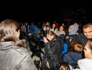 Silifkeliler, ’Gece Gözlem Etkinliği’nde gezegenleri izledi