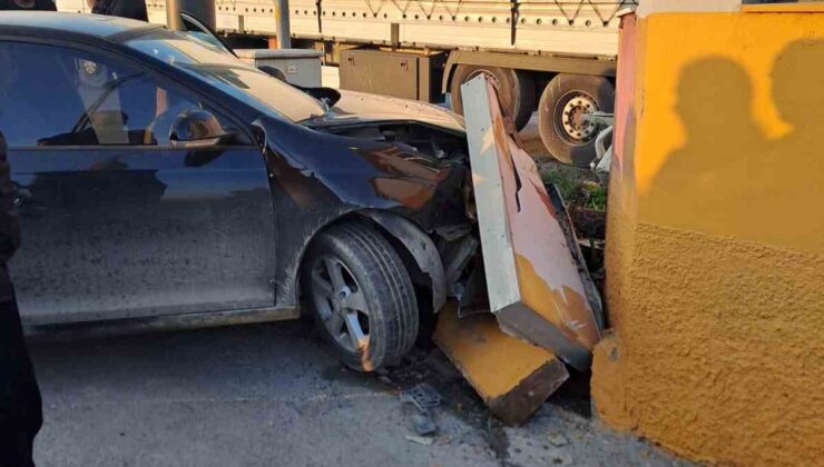 Tarsus’ta trafik kazası: 1 yaralı