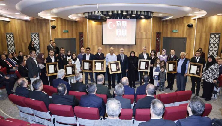 Adana’da ’Devlet Övünç Madalyası Tevcih Töreni’ gerçekleştirildi