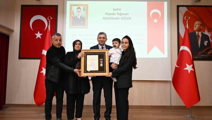 Antalya’da şehit aileleri ve gazilere devlet övünç madalyası verildi