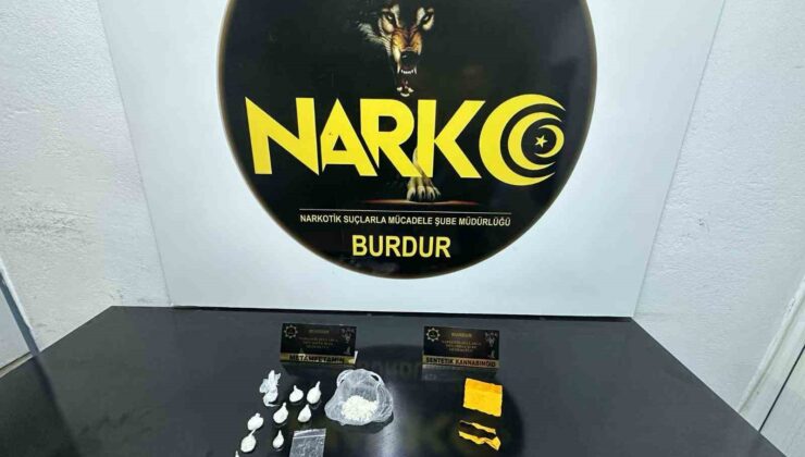 Burdur’da uyuşturucu operasyonunda 5 şüpheli yakalandı