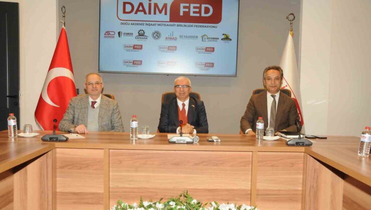 DAİMFED ve Kızılay’dan ortak yardım projesi hazırlığı