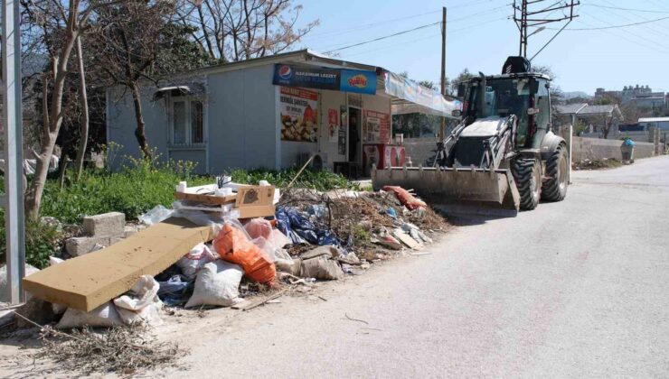 Defne’de temiz çevre anlayışıyla hafriyat atıkları toplanıyor