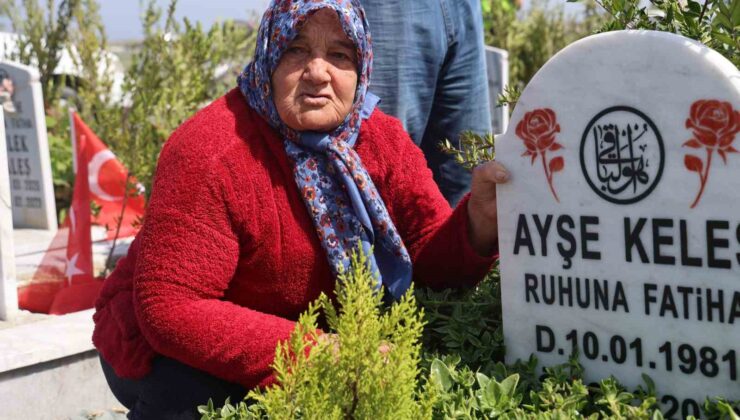 Deprem mezarlığında gözyaşlarıyla geçen Ramazan Bayramı