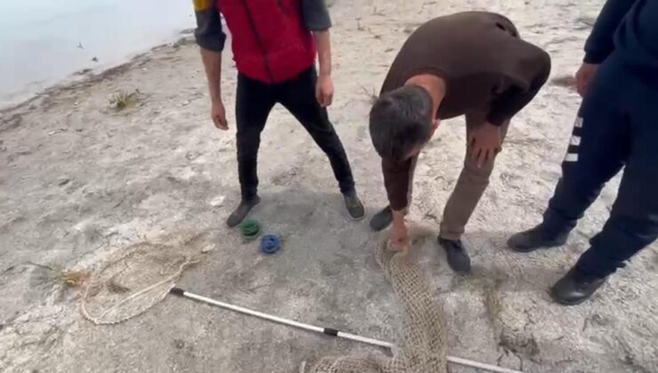 Eğirdir Gölü’nde yasa dışı avcılık yapan 7 kişiye ceza kesildi