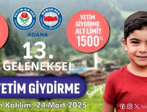 Eğitim-Bir-Sen Adana Şubesi’nden Ramazan’da yetim çocuklar için kampanya