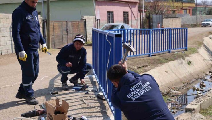 Hatay Büyükşehir Belediyesi 10 ayda 35 bin metre otokorkuluk montajladı