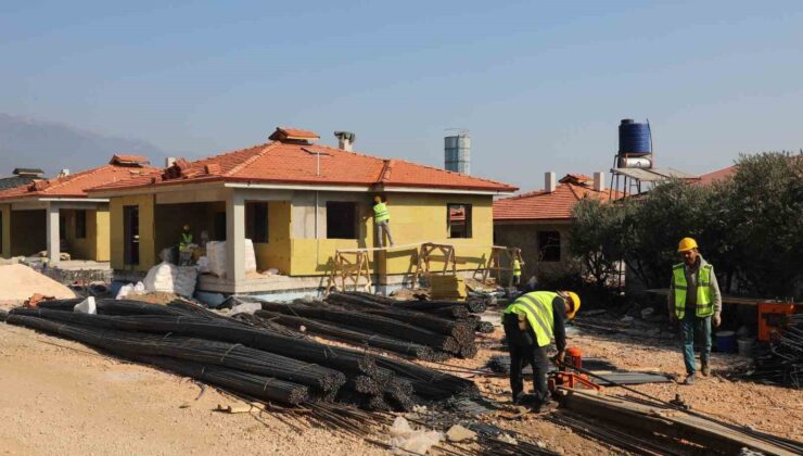 Hatay’da inşa edilen kırsal konutlar yükselmeye devam ediyor