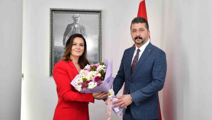 Kadınlar gününde TÜİOSB’ye anlamlı ziyaret