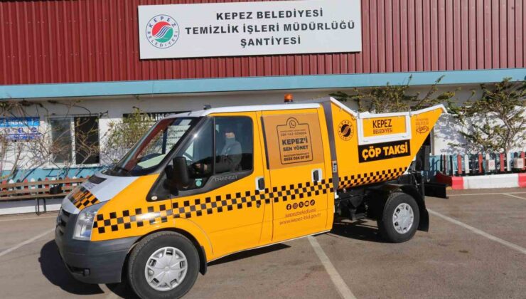 Kepez’den  ‘Çöp Taksi’ hizmeti