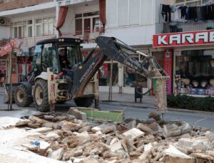 Manavgat’ta caddeler yenileniyor