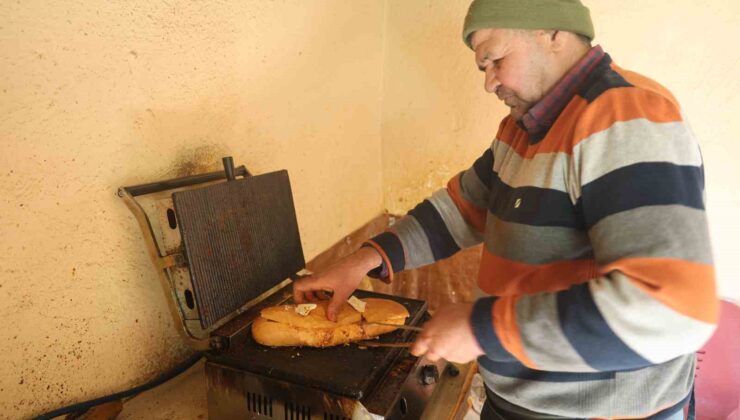 Markete el arabasıyla gitti