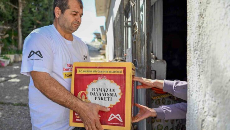 Mersin’de 144 bin haneye ’Ramazan Dayanışma Paketi’ ulaştırılacak